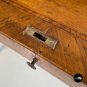 Wooden desk with shutter, 1700s