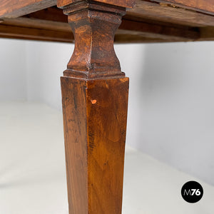 Wooden desk with shutter, 1700s