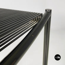 将图片加载到图库查看器，Black metal and plastic Spaghetti stool by Giandomenico Belotti for Alias, 1979
