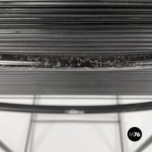 将图片加载到图库查看器，Black metal and plastic Spaghetti stool by Giandomenico Belotti for Alias, 1979
