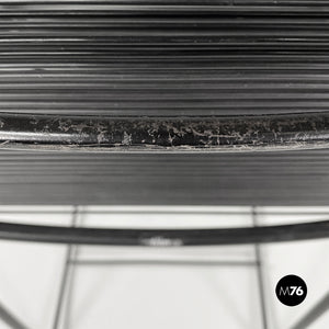 Black metal and plastic Spaghetti stool by Giandomenico Belotti for Alias, 1979