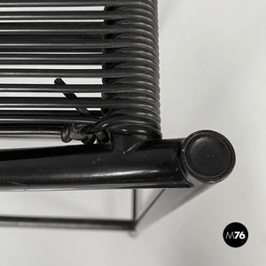 Black metal and plastic Spaghetti stool by Giandomenico Belotti for Alias, 1979