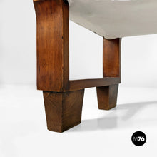 Carica l'immagine nel visualizzatore di Gallery, Benches in fabric and wood, 1930s
