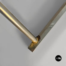 Carica l'immagine nel visualizzatore di Gallery, Stools in golden metal and white fabric, 1980s
