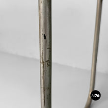Charger l'image dans la galerie, Stool in metal and faux leather, 1930s
