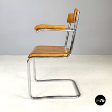 Load image into Gallery viewer, Wooden and chromed steel chair by Ladislav Zak, 1930s
