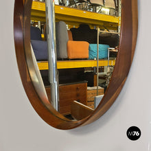 Load image into Gallery viewer, Wooden round mirror, 1960s
