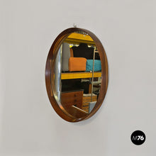 Load image into Gallery viewer, Wooden round mirror, 1960s
