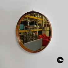 Load image into Gallery viewer, Wooden round mirror, 1960s
