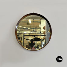 Load image into Gallery viewer, Wooden round mirror, 1960s
