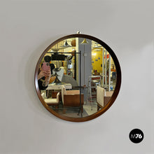 Load image into Gallery viewer, Wooden round mirror, 1960s
