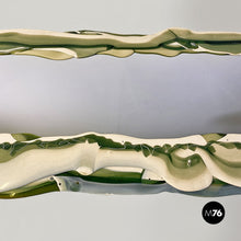 Load image into Gallery viewer, Green and white resin mirror by Gaetano Pesce for Fish Design, 1980s
