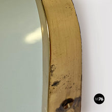 Carica l&#39;immagine nel visualizzatore di Gallery, Wall mirror with brass frame, 1950s
