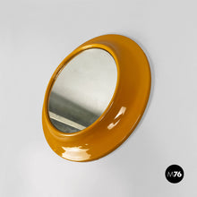 Load image into Gallery viewer, Round yellow plastic 080 wall mirror by Cattaneo, 1980s
