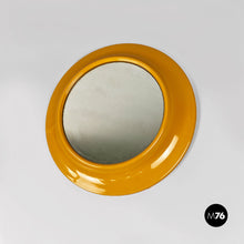 Load image into Gallery viewer, Round yellow plastic 080 wall mirror by Cattaneo, 1980s
