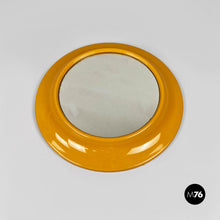 Load image into Gallery viewer, Round yellow plastic 080 wall mirror by Cattaneo, 1980s
