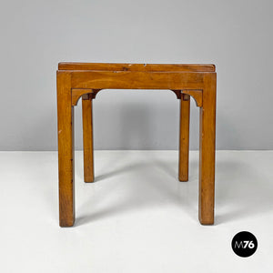 Stools in wood and Vienna straw, 1960s