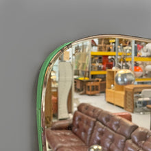 将图片加载到图库查看器，Rectangular wall mirror with rounded corners, 1950s
