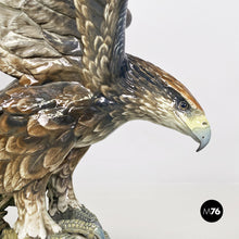 Load image into Gallery viewer, Polychrome porcelain eagle sculpture, 1930s
