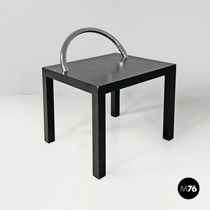 Black wood coffee table Ko-Ko by Shiro Kuramata for Cappellini, 1986