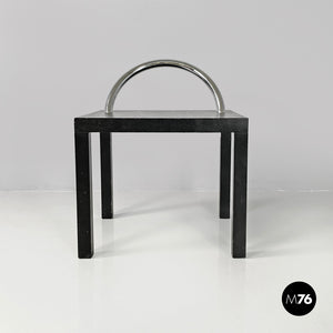 Black wood coffee table Ko-Ko by Shiro Kuramata for Cappellini, 1986