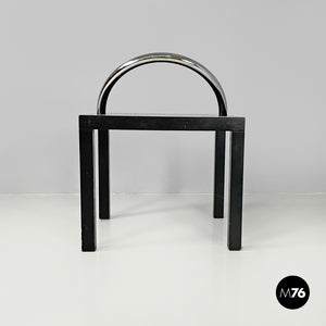 Black wood coffee table Ko-Ko by Shiro Kuramata for Cappellini, 1986