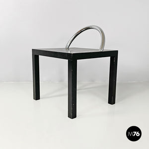 Black wood coffee table Ko-Ko by Shiro Kuramata for Cappellini, 1986