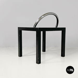 Black wood coffee table Ko-Ko by Shiro Kuramata for Cappellini, 1986