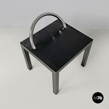 将图片加载到图库查看器，Black wood coffee table Ko-Ko by Shiro Kuramata for Cappellini, 1986
