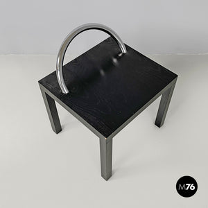 Black wood coffee table Ko-Ko by Shiro Kuramata for Cappellini, 1986