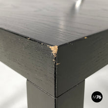 将图片加载到图库查看器，Black wood coffee table Ko-Ko by Shiro Kuramata for Cappellini, 1986
