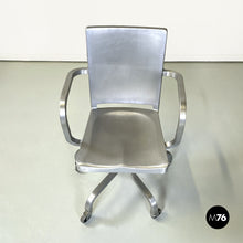 Load image into Gallery viewer, Chairs Hudson in brushed aluminum by Philippe Starck for Emeco, 2000
