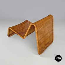 Load image into Gallery viewer, Rattan armchair P3 by Tito Agnoli for Bonacina, 1960s
