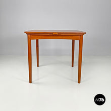 将图片加载到图库查看器，Wooden dining table with side extensions, 1960s
