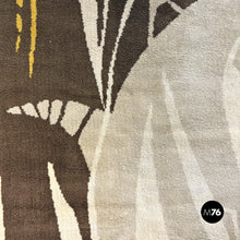 Load image into Gallery viewer, Medium-pile rug in beige and brown, 1970s

