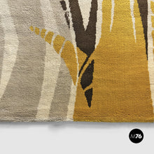 Load image into Gallery viewer, Medium-pile rug in beige and brown, 1970s
