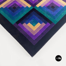 Load image into Gallery viewer, Rectangular carpet with geometric pattern by Ottavio Missoni for T&amp;J Vestor, 1980s
