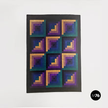 Load image into Gallery viewer, Rectangular carpet with geometric pattern by Ottavio Missoni for T&amp;J Vestor, 1980s
