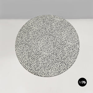 Round table with decorative pattern, 1980s