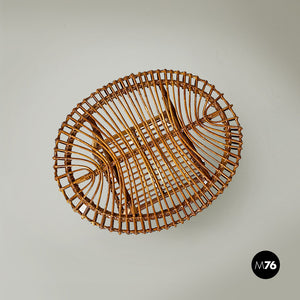 Rattan outdoor coffee table, 1960s