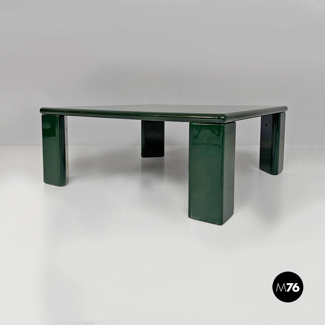 Lacquered green coffee table Ming by Kazuhide Takahama for Simon Gavina, 1970s