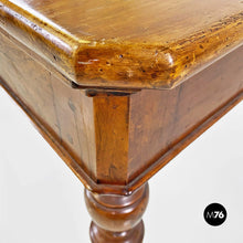 Load image into Gallery viewer, Walnut table with two drawers, 1900s
