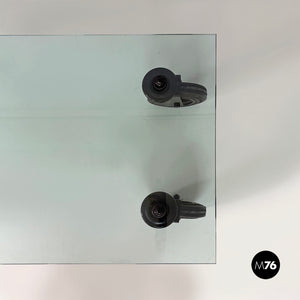 Tavolo con ruote by Gae Aulenti for Fontana Arte, 1980s