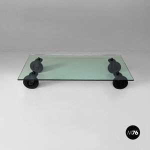 Tavolo con ruote by Gae Aulenti for Fontana Arte, 1980s