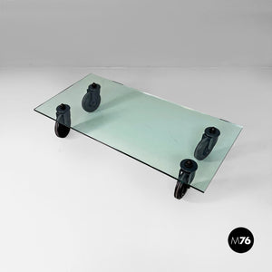 Tavolo con ruote by Gae Aulenti for Fontana Arte, 1980s