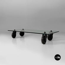 Carica l&#39;immagine nel visualizzatore di Gallery, Tavolo con ruote by Gae Aulenti for Fontana Arte, 1980s
