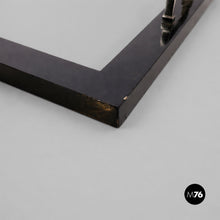 Load image into Gallery viewer, Cart in black wood, glass and steel, 1930s
