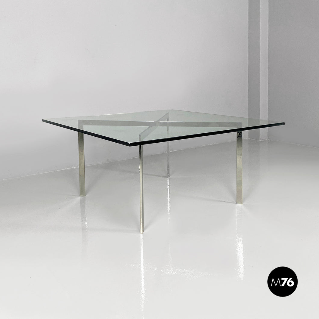 Barcelona coffee table by Mies Van der Rohe for Knoll, 1970s