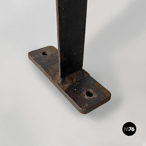 Wooden and cast iron console, 1800s