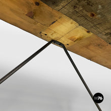 Load image into Gallery viewer, Wooden and cast iron console, 1800s
